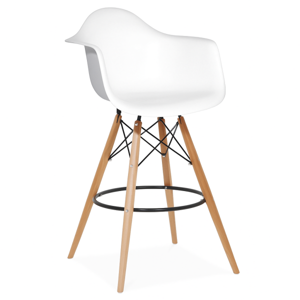 Стілець барний Тауер Вуд Eames пластик 1