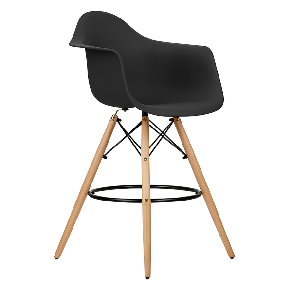 Стілець барний Тауер Вуд Eames пластик 2