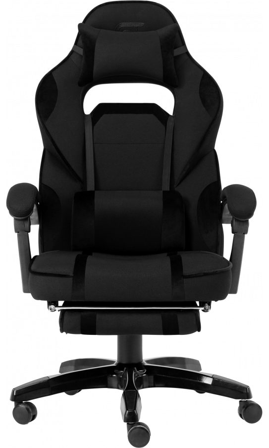 Геймерське крісло X-2749-1 Suede тканина чорна