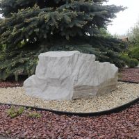 Ландшафтный Валун (камень) беж мрамор