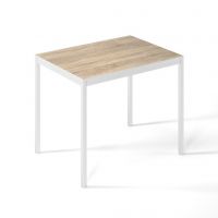 Стіл письмовий Brevity Loft mid білий метал