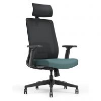 Кресло офисное Tanit dark grey/blue синхро