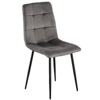 Стул обеденный Success вельвет light grey
