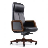 Кресло руководителя A2560 премиум кожа black